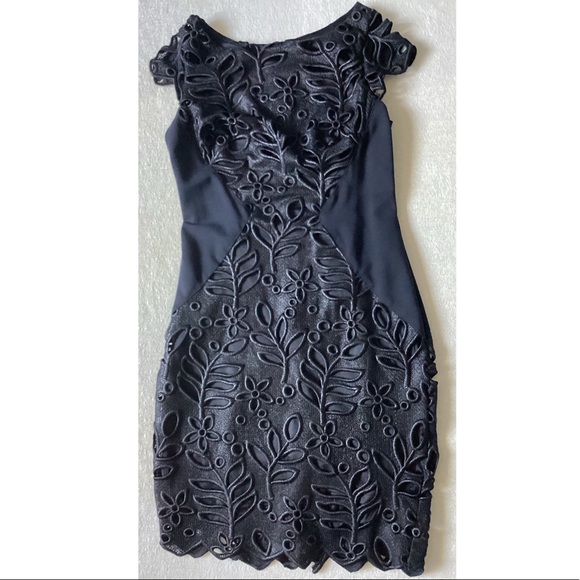 Eva Franco Jamila Dress - Black Vine Woman’s Size 2 New With Tags - Picture 3 of 16